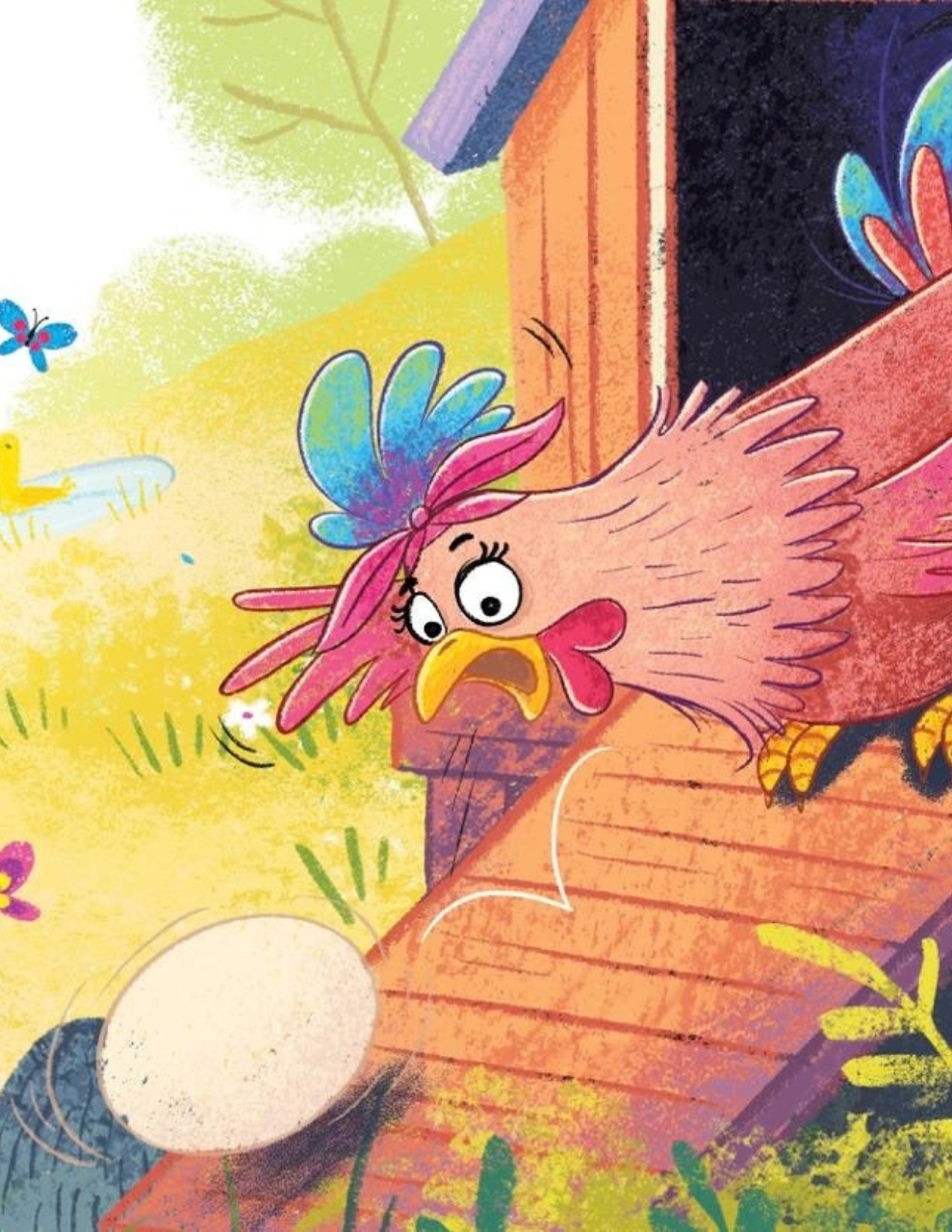 Chookity Chook and the Runaway Egg